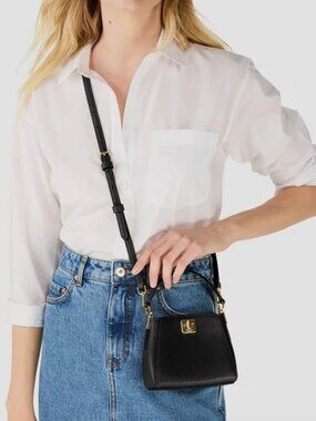 New Kate Spade Phoebe Mini Top Handle Crossbody Black